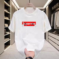 2025 New Design Trendy Brand Loose Men's and Women's T-shirts Pure Cotton Sports Fashion Casual Sports Boys and Girls Tops