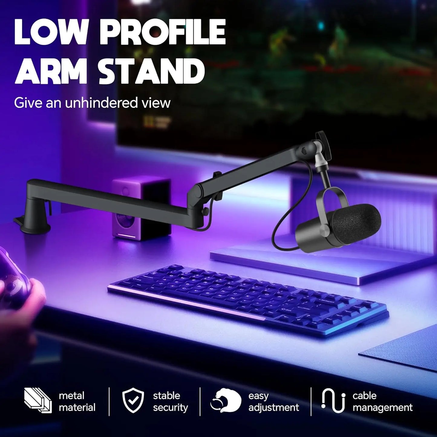 Pro Audio Adjustable Mic Stand™