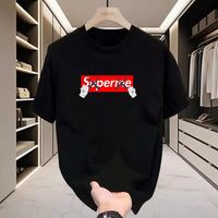 2025 New Design Trendy Brand Loose Men's and Women's T-shirts Pure Cotton Sports Fashion Casual Sports Boys and Girls Tops